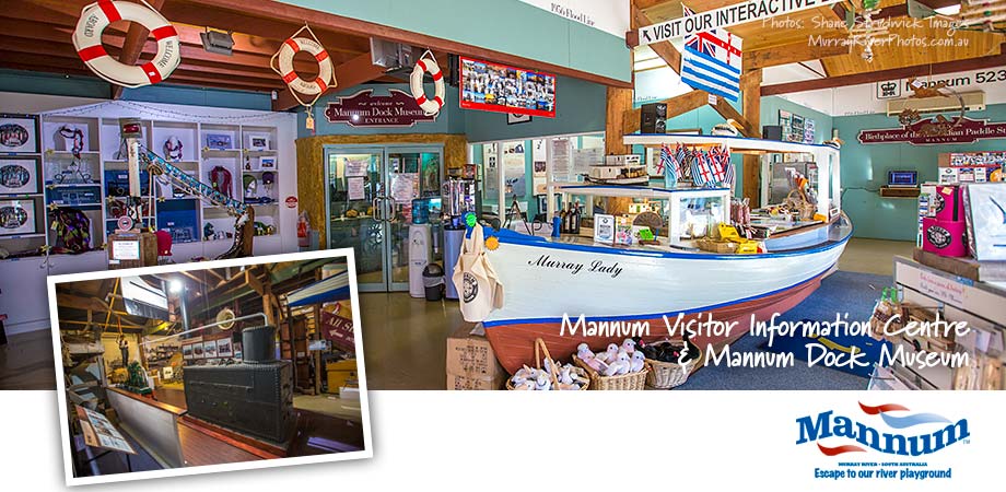 Mannum Visitor Information Centre and Mannum Dock Museum - Murray River Photos and Shane Strudwick Images, Visit Mannum